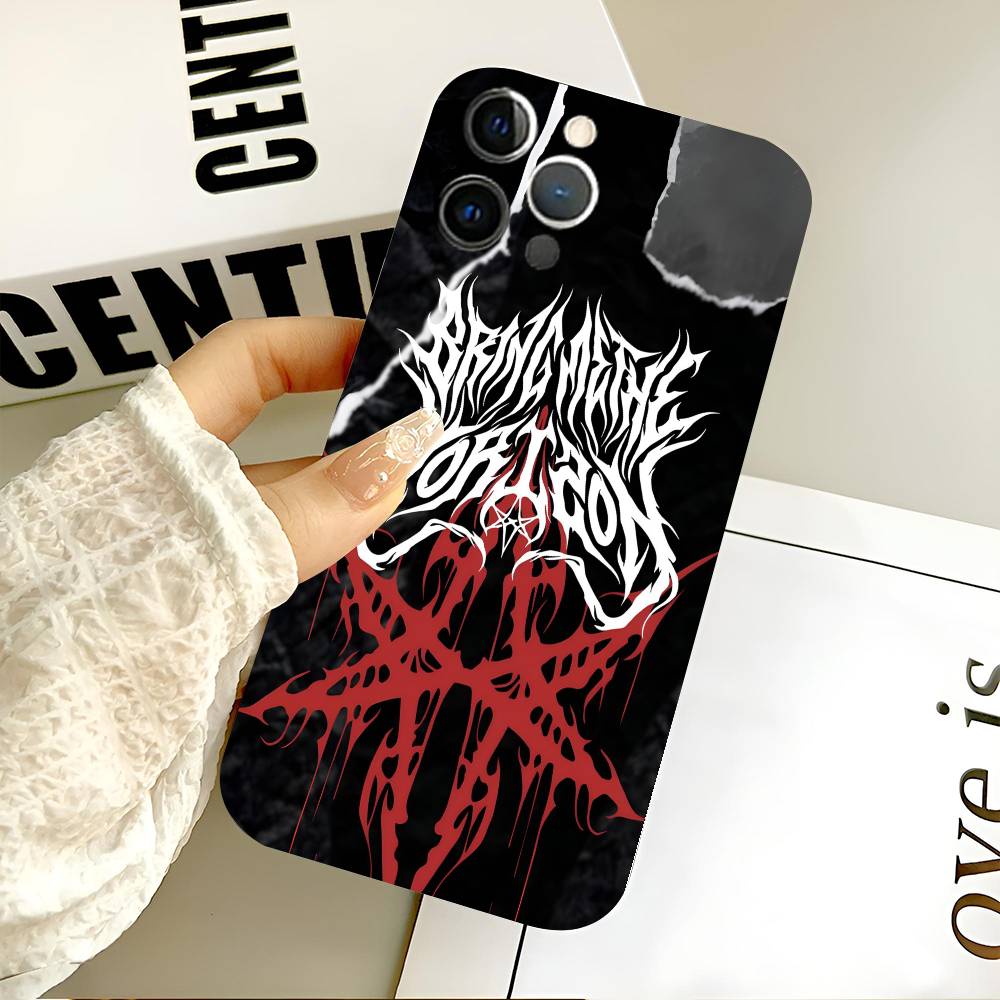 Bring Me The H-Horizons BMTH Phone Case Black Silicone Soft Shell For IPhone 17 16 15 14 13 12 11 Air Pro Max Plus Hot Sale
