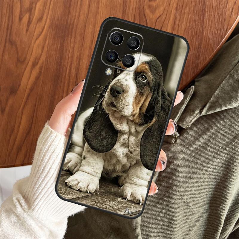 Basset Hound Dog Case For Samsung Galaxy M11 M21 M31 M35 M12 M13 M14 M15 M16 M36 M56 M53 M32 M52 M55 M34 M54
