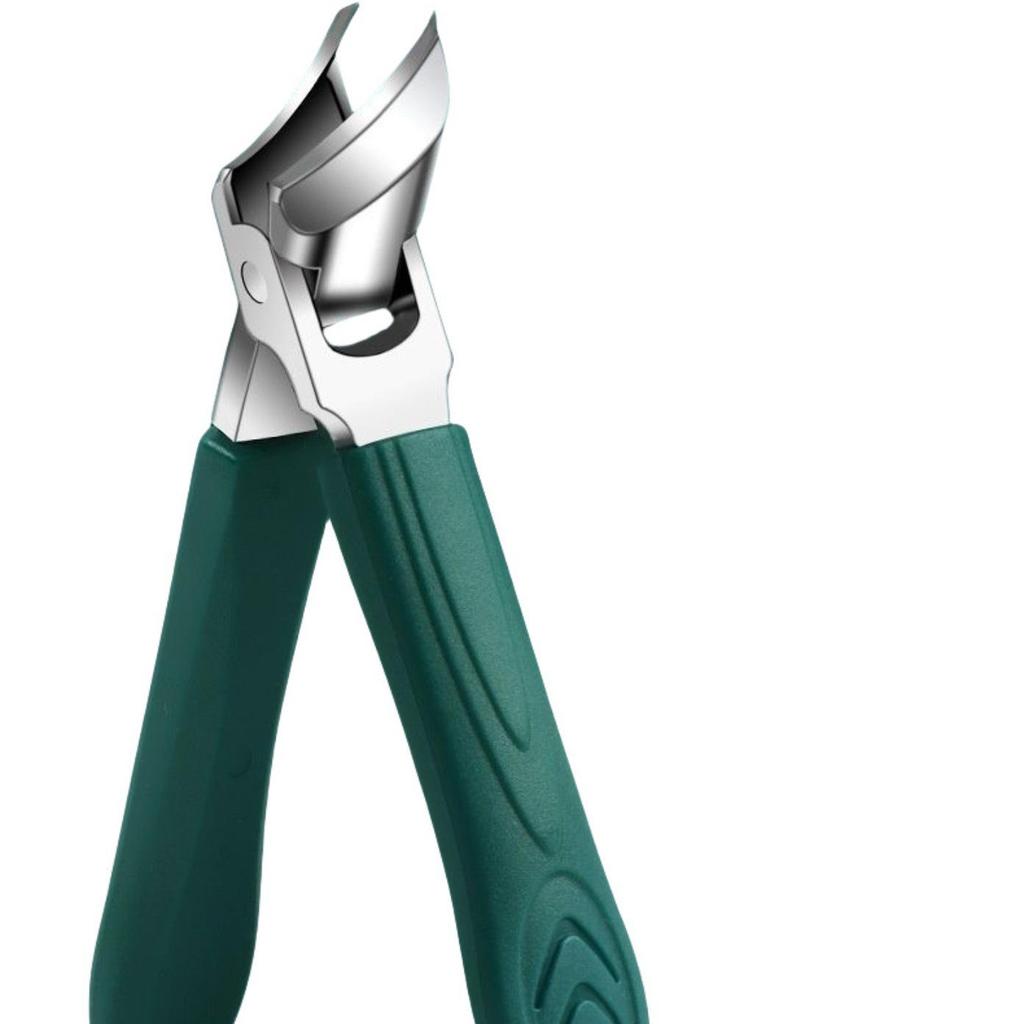 25° Angled Ultra-Sharp Nail Clippers, Anti-Splatter, for Thick and Hard Nails - Eagle Beak Design Pliers