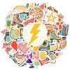 35pcs-100pcs Playful Retro Decals Retro Food Stationery Stickers Funny Stickers For Laptop Phone Car Sticker