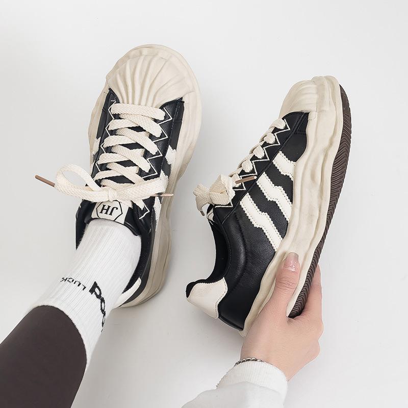 

Маленькие белые туфли женские растворяющиеся туфли повседневные универсальные спортивные туфли для пап 39 чёрный