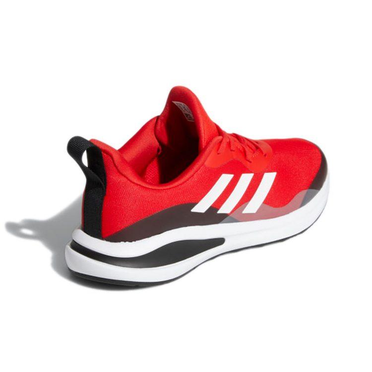 Adidas FortaRun J Lace Running J Abrasion Resistant Low top Sports Casual Shoes Red Black Kids' GY2745