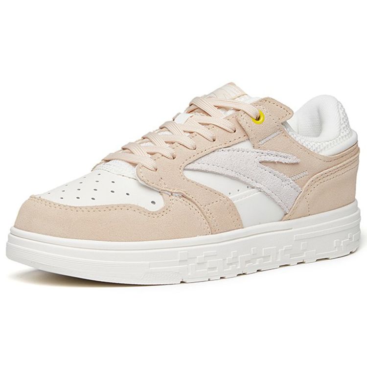 Anta Street Play Non-Slip Shock Absorption Low-Top Sneakers Women sneakers Lotus-Pink 122218050-2