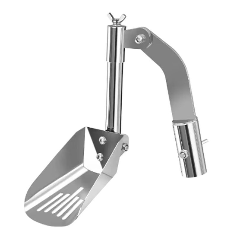 

A60zaluminum Alloy Gutter Scoop Leaf Cleaning Spoon Cleaner Portable Roof Gutter Tool Gutter Cleaning Shovel Leaves Dirtmay срібний