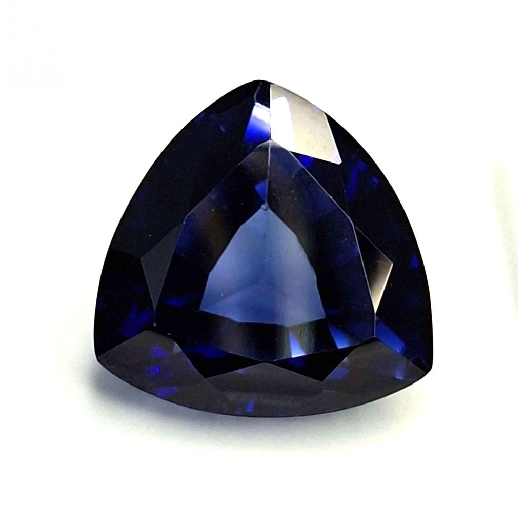 Trillion Cut Natural Blue Sapphire 11-13 Ct Stunning Certified Loose Gemstone