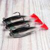 5pcs/lot Fishing Lures 80mm 9.5g Soft Lure T Tail Soft Bait Artificial Baits Swimbait for Sea Bass Carp Pike Fishing