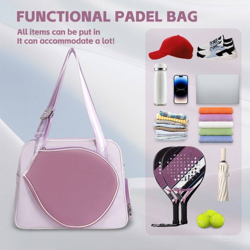 Nylon Pickleball Schlägertasche Schultertasche Große Kapazität Pickleball Handtasche Outdoor-Sport