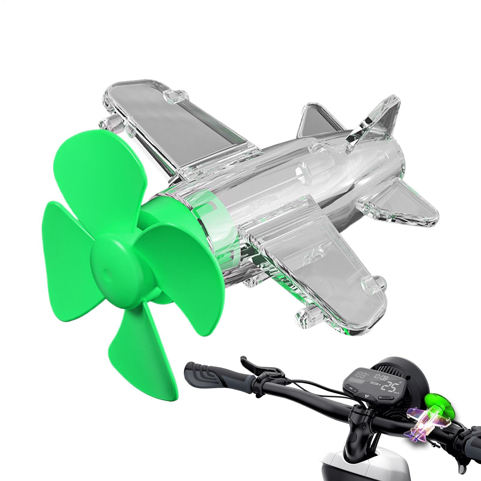 

Wind Powered LED Aircraft Propeller, Wind Powered LED Light Airplane Shape | Small Airplane Please refer to the description зелёный