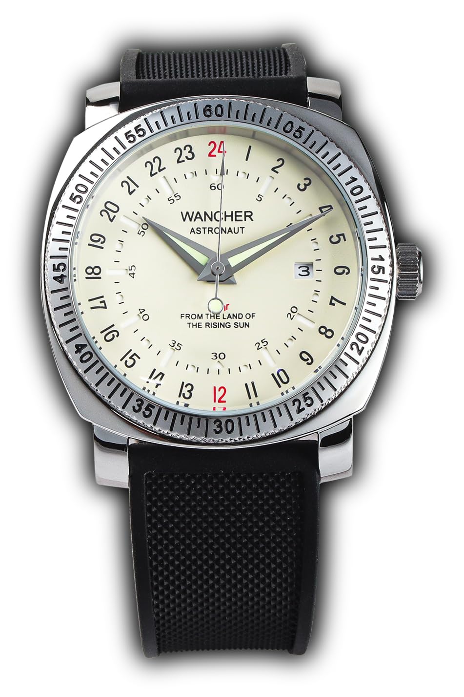 

WANCHER Watch ASTRONAUT IVORY Astronaut Ivory Special 24 Hours Men s [Wancher Watch]