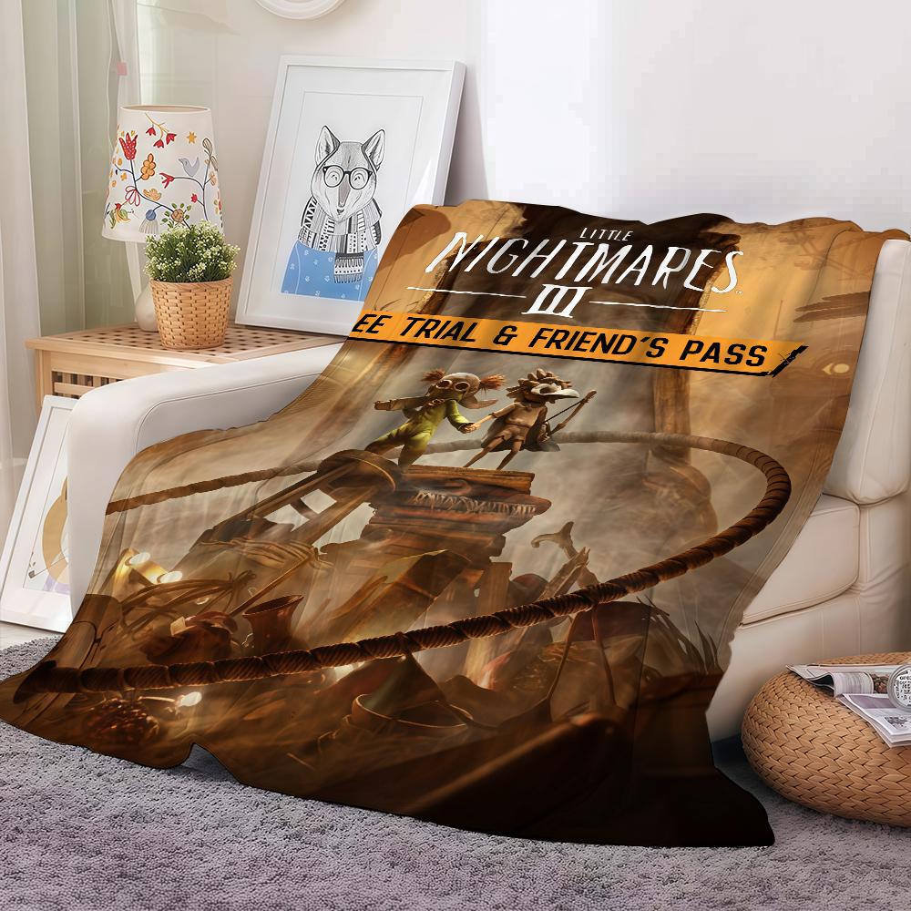Adventure games L Little Nightmares 3 Blanket For Sofa Office Bed Plane Travel Sleep Read Relax Camping Soft And Warm