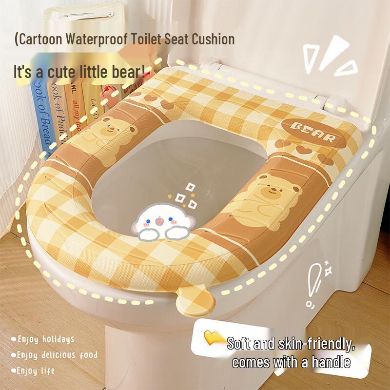 Waterproof Cartoon Toilet Seat Cushions