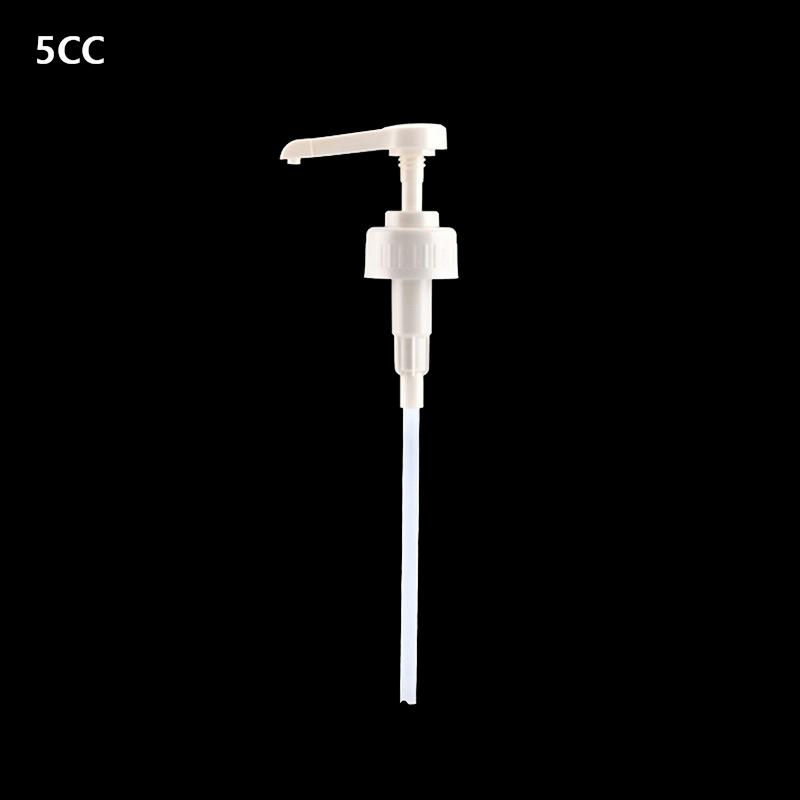 Pump Coffee Milk Tea Dispenser Syrup Pump White Liquid Dispenser For Syrup 10CC Juice Bottle Dispenser Pump