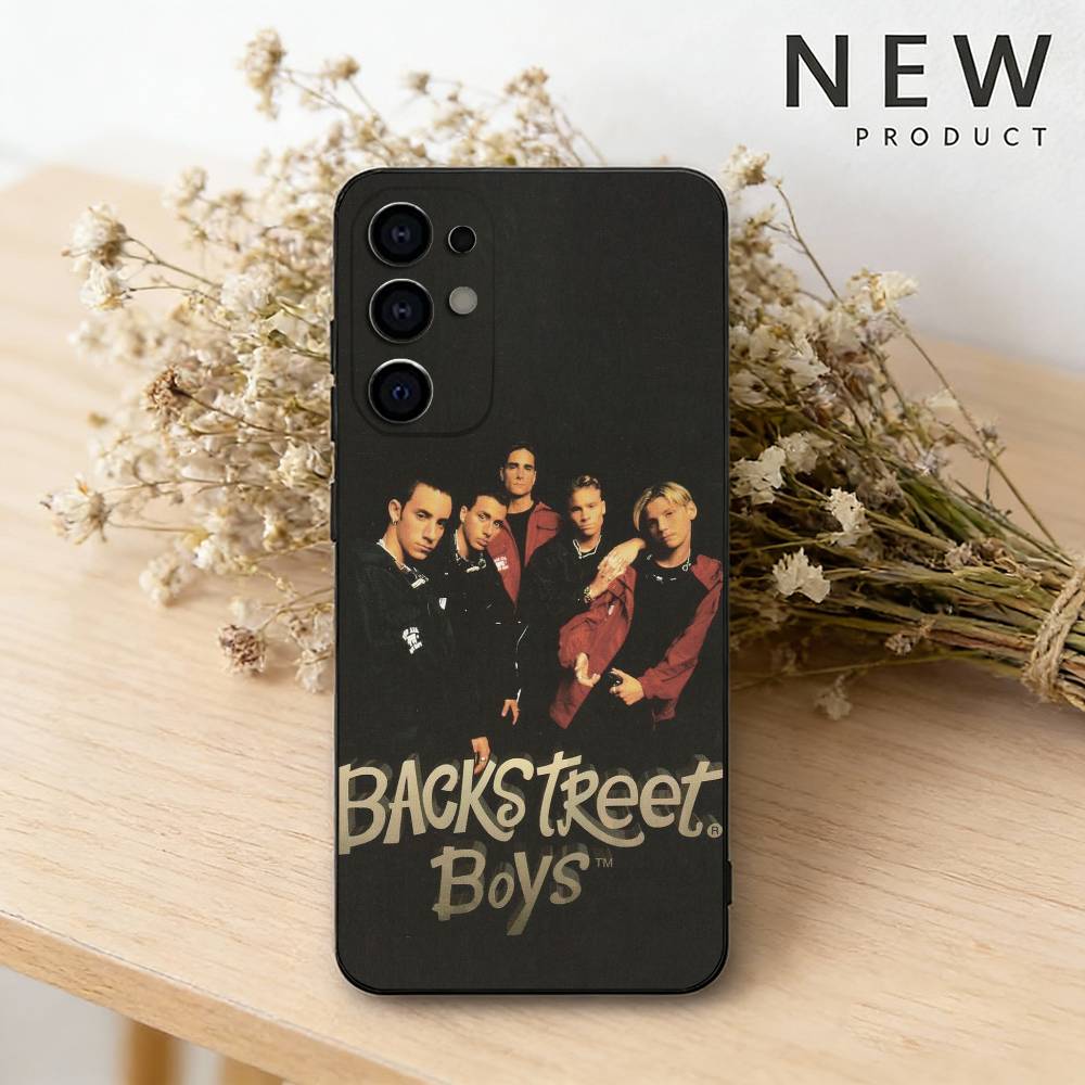 

B-Backstreet Boys BSB Phone Case For Samsung S26,25,24,23,22,30,21,10,9,Ultra,Plus,Lite Black Soft Case Samsung S30plus5G