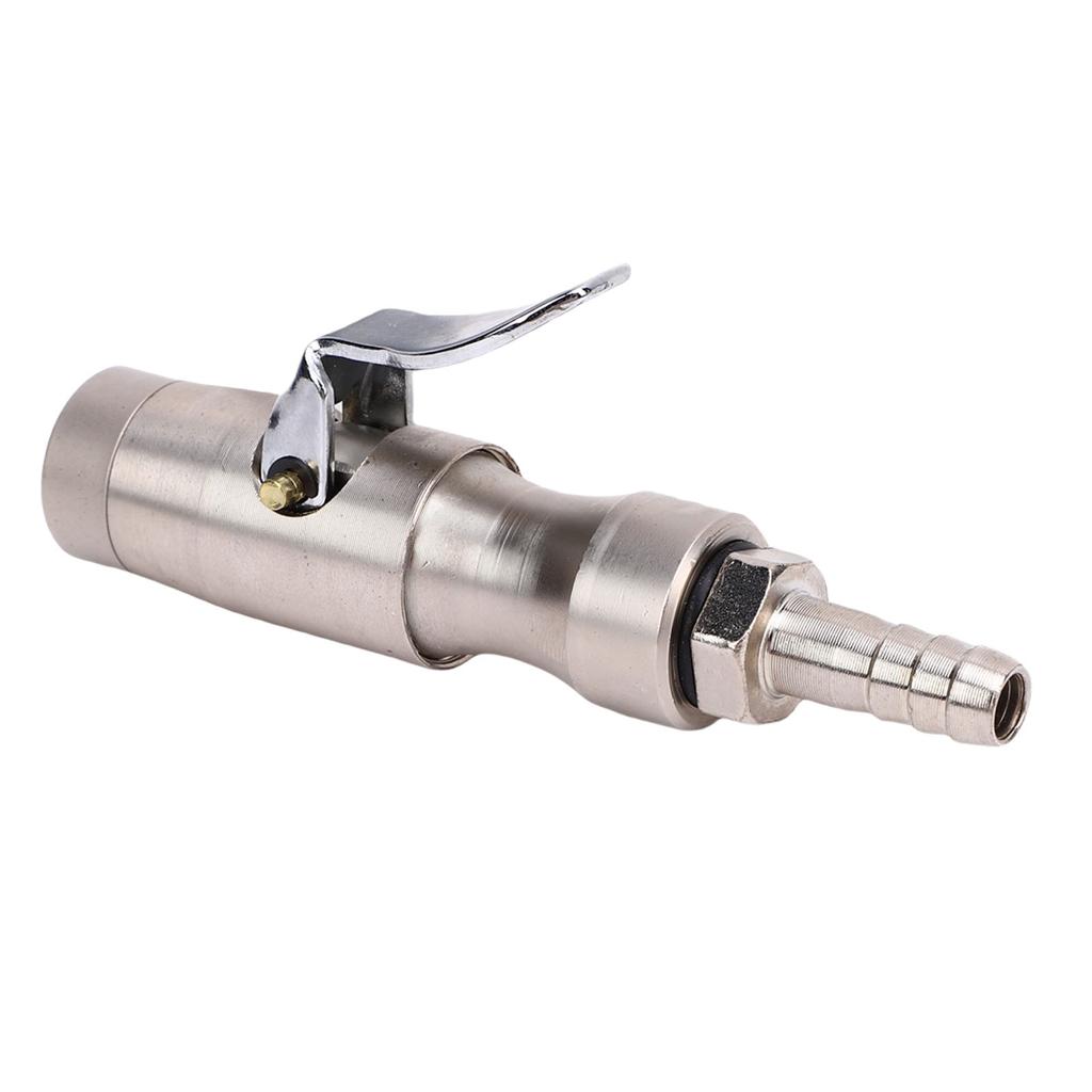 Locking   Chuck 300 PSI 1Celsius4in FNPT Heavy Duty Closed   Brass Straight Lock On Tire Chuck for Tire Inflator Gauge