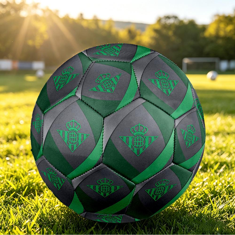 Real Betis FootballPrinted Size 5 Soccer Bll, Anti Slip Adult Match Football Souvenir for Football Fans