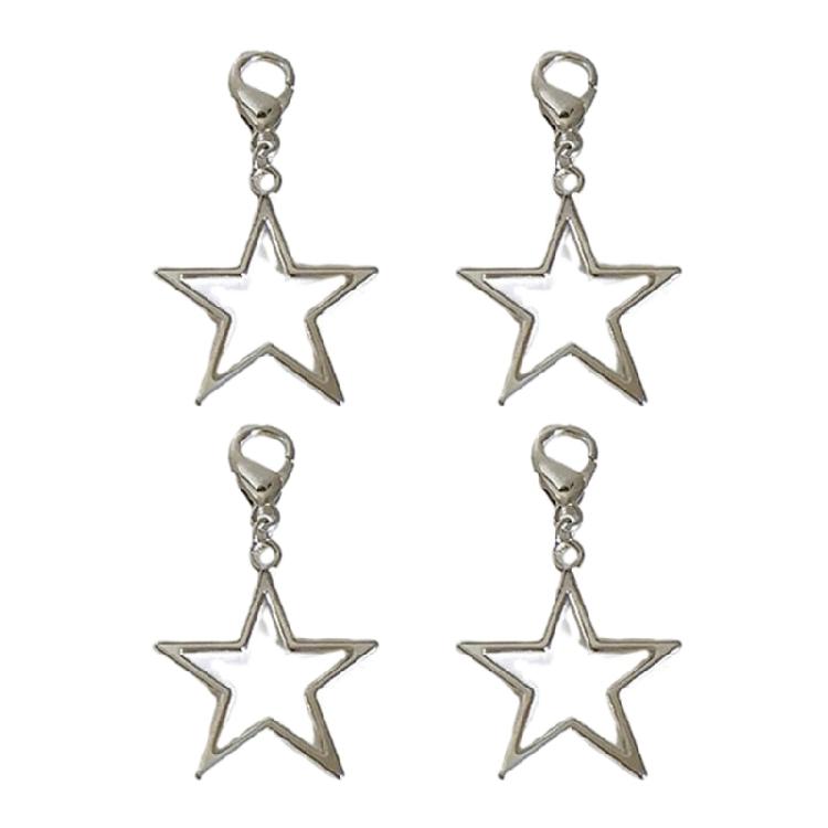

Y2k Style Shoe Chain Hollow Star Pendant Chain Martins Boots Canvas Shoes Buckle