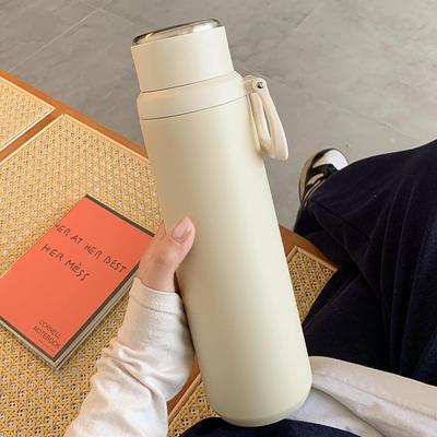 Aço inoxidável IOLOYU água 1 litro aço inoxidável grande capacidade água escola primária fácil de lavar garrafa de água com 1 direto 1 litro frio com