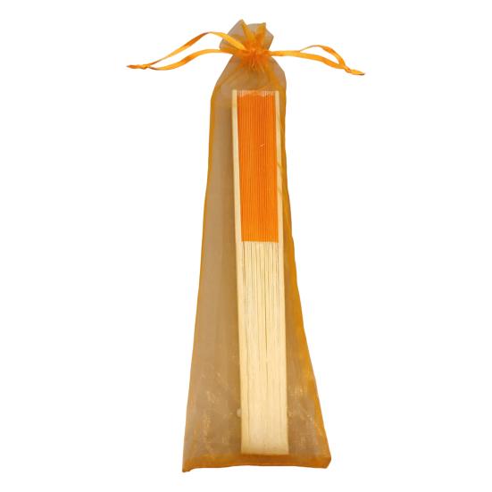 Silk Folding Fan Bamboo Lightweight Hand Fans with Organza Bags Wedding Guests Fans Party Decoration