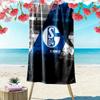 FC Schalke 04 Beach Towel, Large Soft Quick Dry Towel for Beach Camping Swimming