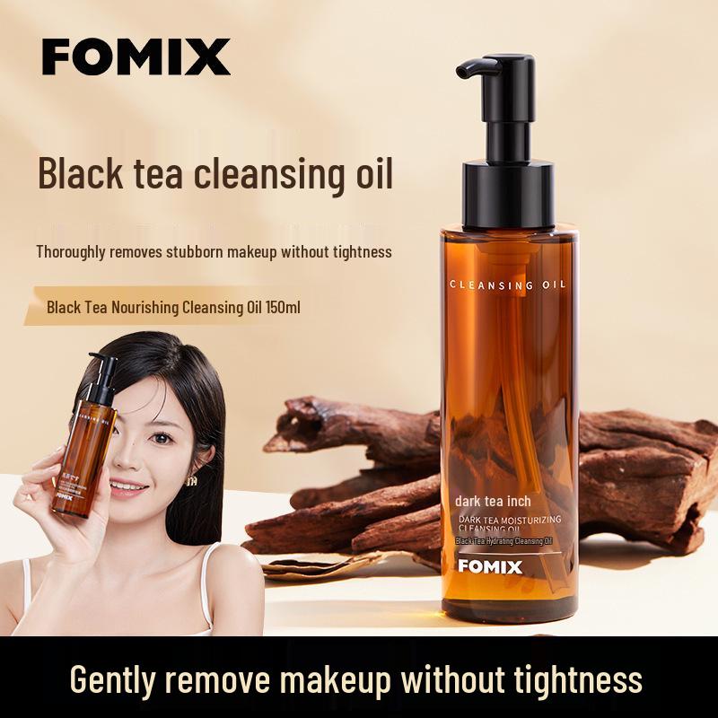 FOMIX Black Tea Moisturizing Makeup Remover Oil for Dry Skin Black Tea Moisturizing Cleansing Oil