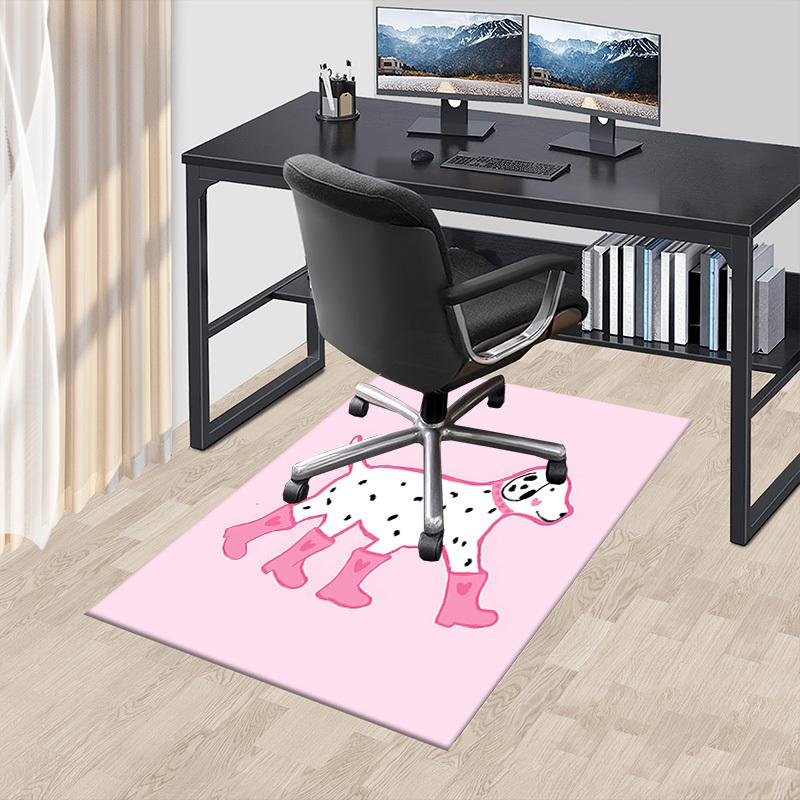 1PC Dalmatian Rainboots Anti-slip Carpet, Suitable for Office, Bedroomand Playrooms. It Can Also Be Used As a Sofa Footrest cover-W28