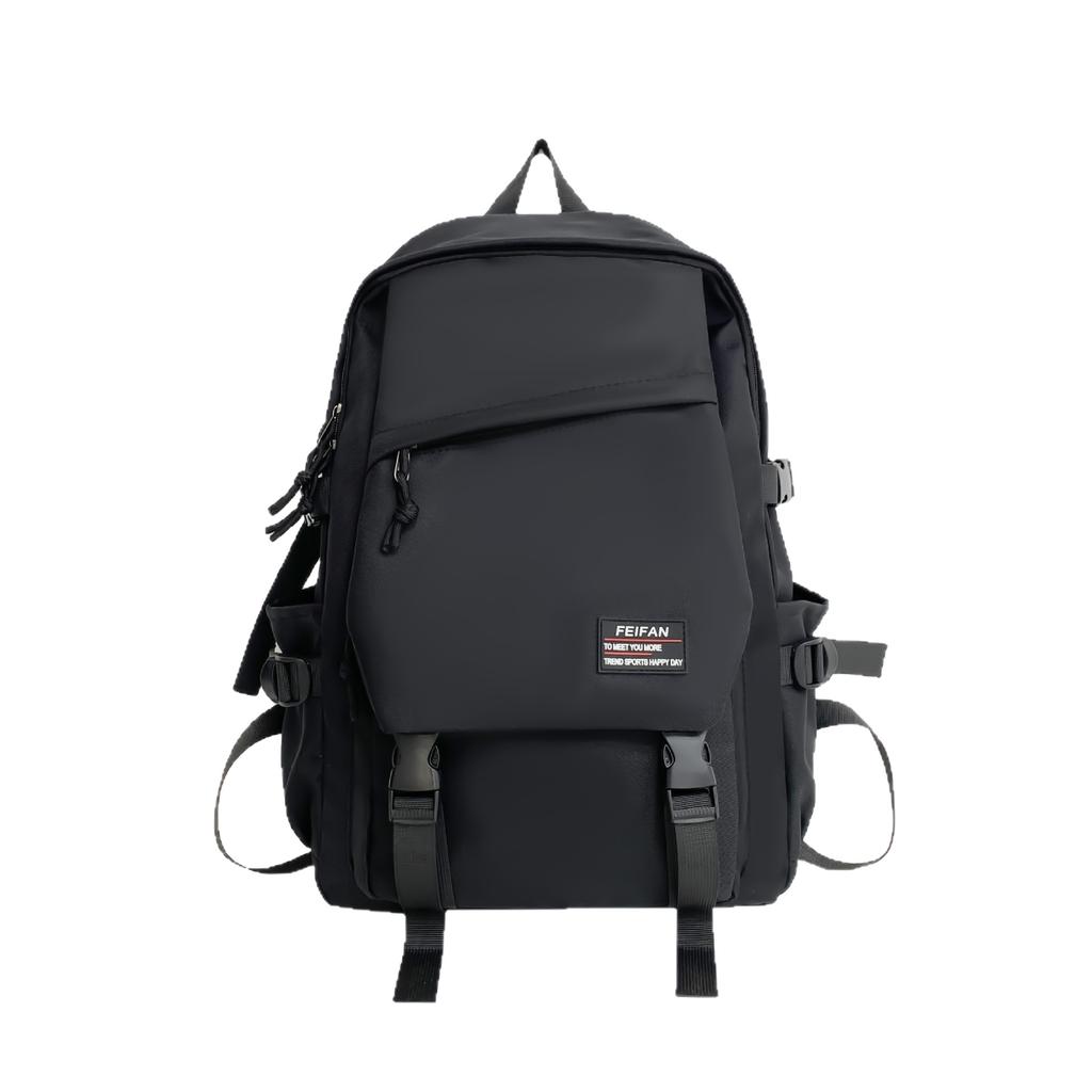 Schoolbag Backpack Male Korean Version Large Capacity Simple Trend Lightweight Backpack Japanese Junior High School High School Student College