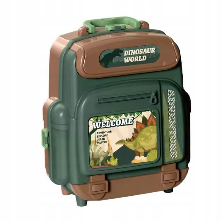 Mega Dinosaur Set with Case, Eggs, Volcano, Figures Educational Toy