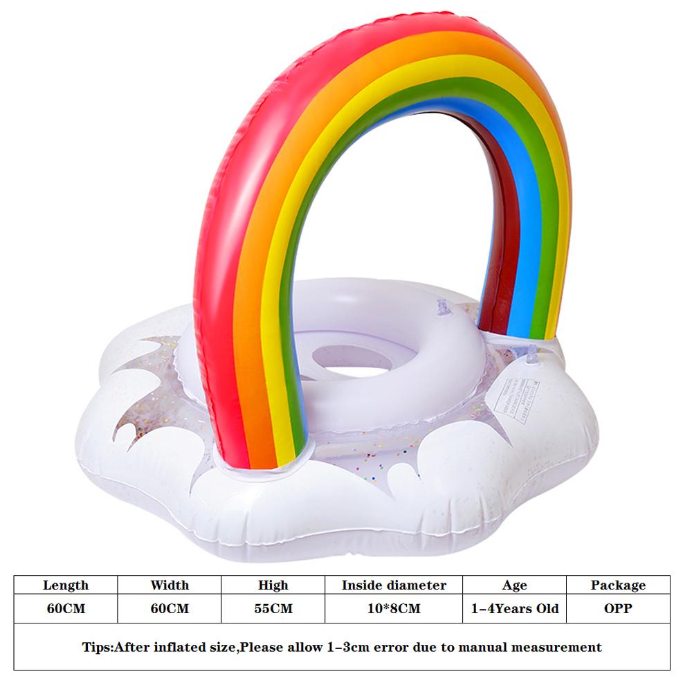 

Детский поплавок для бассейна Фламинго Надувной матрас Радужный круг для плавания Круг для плавания Детский поплавок Надувной бассейн Игрушка для детей CHINA