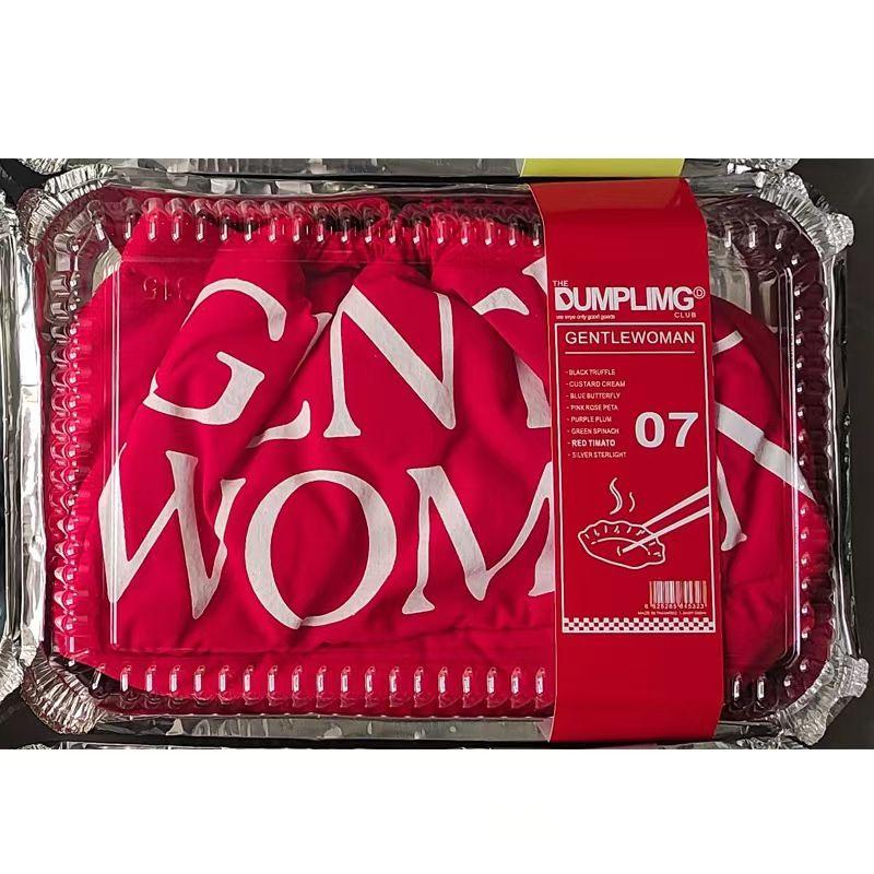 

[Official Authentic Products] Thailand Gentlewoman Dumpling Bag Cloud Canvas Satchel Underarm Bag Same Style as Fan Ye Red