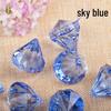 Diamond Clear Acrylic White Pendant DIY Beaded Curtain - Imitation Crystal Water Drop Beads