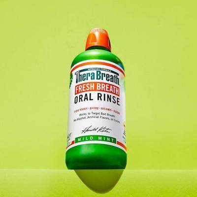 Thera Breath Oral Rinse Mild Mint Family Size 1L