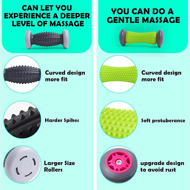 Fußrolle für Plantarfasziitis und Neuropathie Fußmassagegerät zur Linderung von Plantarfasziitis Neuropathie Reflexzonentherapie-Werkzeug