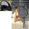 Leder Dressursattel Monosattelblatt mit wechselbaren Kopfeisen – Elegantes Cantle-Design