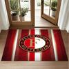 Feyenoord Design Crystal Velvet Rug Soft Decorative Mat for Bedroom Entrance