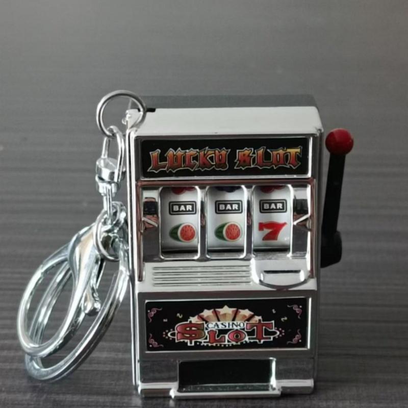 Eye Catching Fruit Machine Key Rings Pendant Accessory Designed For Game Enthusiasts And Those Seeking Quirky Items