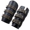 1pair Leather Gauntlet Wristband Vintage Mens Armguards Hammers Wide Wristband for Knights and Renaissances Participants