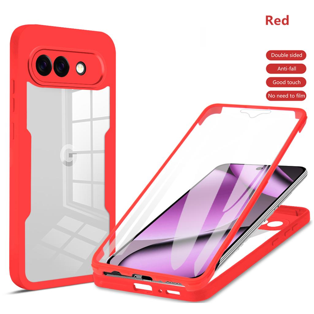 Luxury Transparent 360 Full Body Protect Shockproof Case for Google Pixel 10A Pixel 10 Pro XL 9 Pro Anti-drop Protect Back Cover