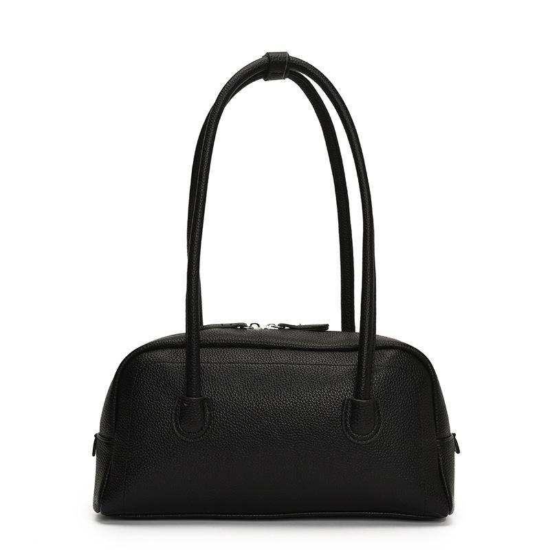 Новая нишевая сумка-боулинг для женщин, простая повседневная сумка через плечо/подмышку