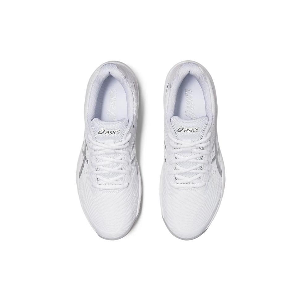 New Asics Gel Game 9 White Pure Silver Women's 1042A211-100