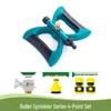 360° Rotating Garden Sprinkler for Lawn, Flower Watering, and Roof Cooling