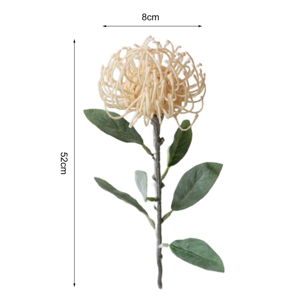 Artificial Flower Bouquet  Vivid Colorful Single Head Hydrangea Artificial Flower Wedding Ornament Home Garden Wedding Decors