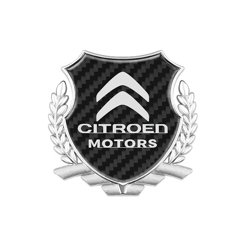 

Metal Carbon Fiber Car Side Window Emblem Badge Stickers Decals for Citroen DS C3 C4 C5 DS4 DS5 Cactus Picasso Berlingo Styling срібний