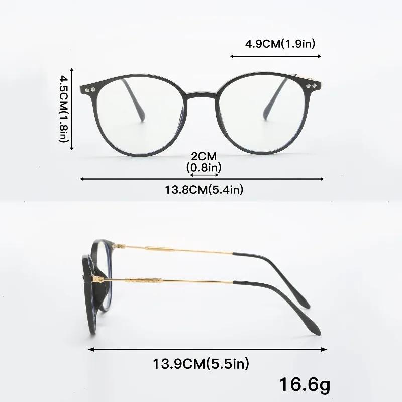 2PCS Fashion Reading Glasses Women Men Anti Blue Light Full Frame Presbyopic Glasses With Grade Eyeglasses