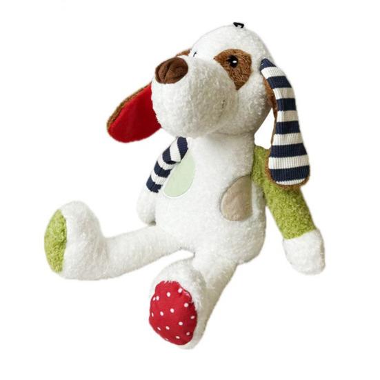 

Pet Toy Cartoon Monkey Chicken Horse Design Anxiety Relief Pet Toy with Sound Design Bite-Resistant Interactive Plush Puppy Toy Dog