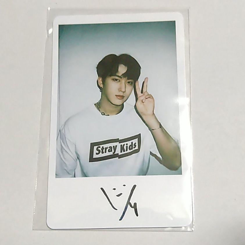 

[USED] Straykids Changbin SKZ Instax-style autographed photo card