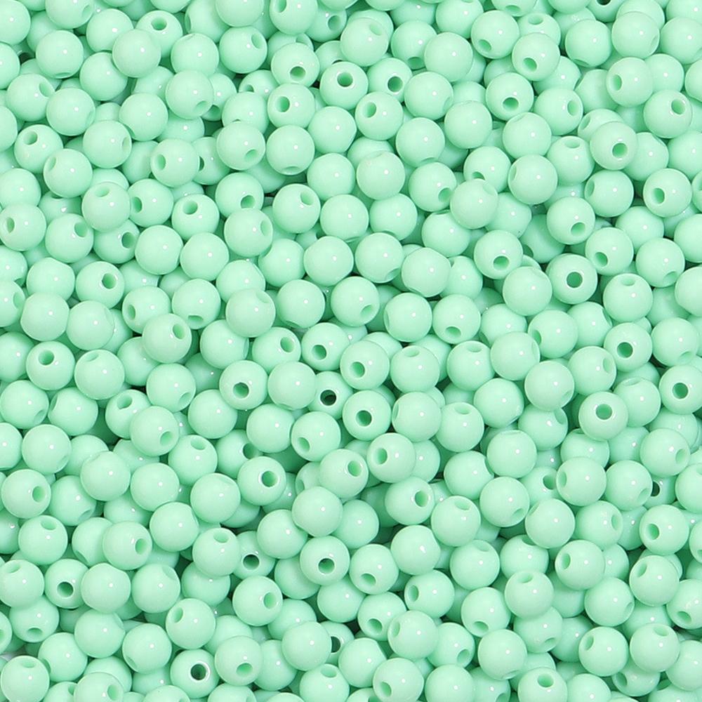 1000pcs/lot 5mm Solid Color Acrylic Round Beads Loose Spacer Mini Seed Bead For Jewelry Making DIY Bracelet Necklace Accessories