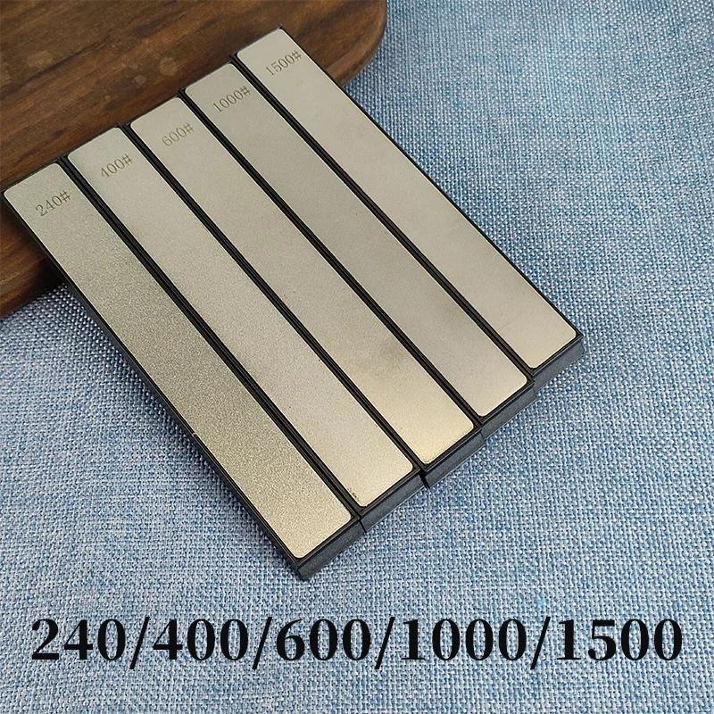 

5 шт. 150-3000 грит алмазный точильный камень полоса 160*23 мм бытовая точилка для лезвий с фиксированным углом точный точильный камень точильный камень 160x23mm серый
