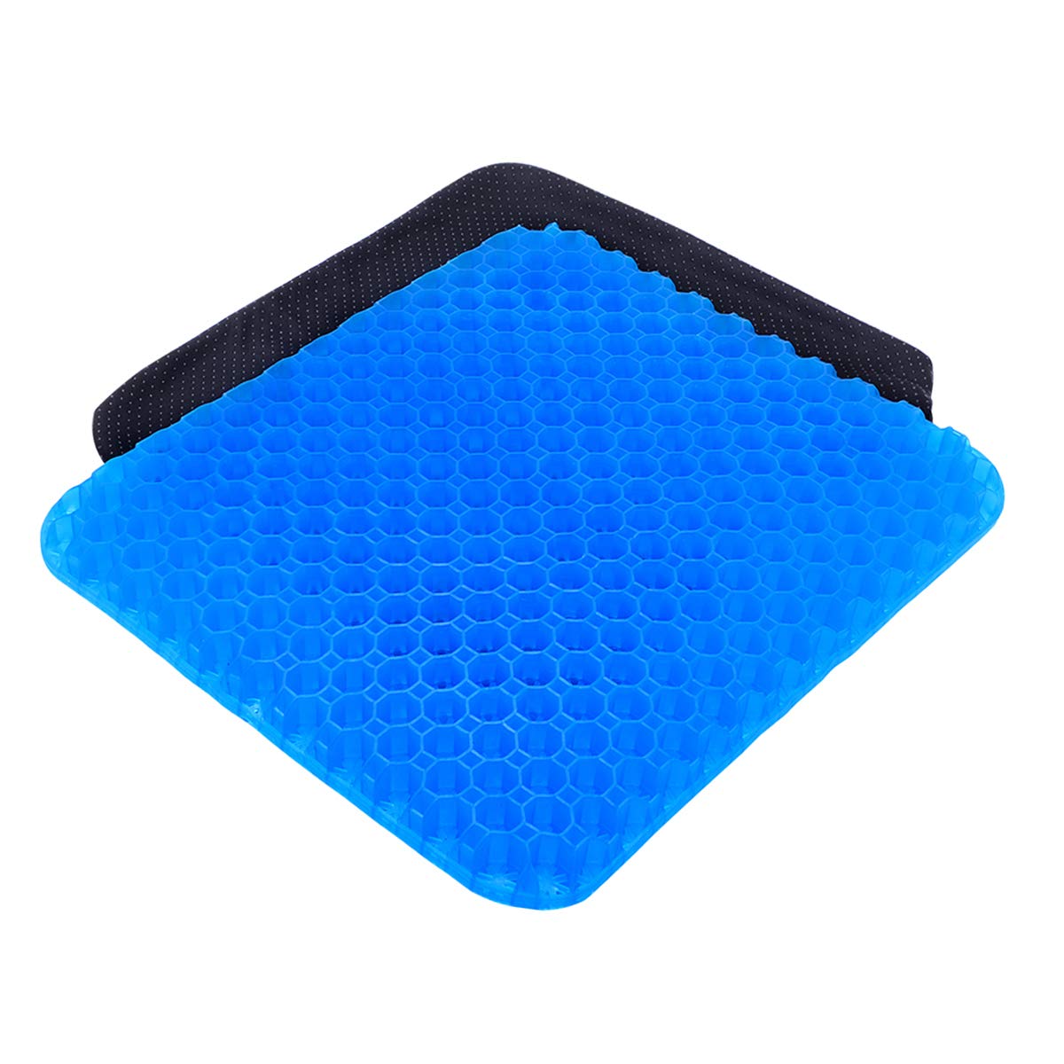 

Perphin Gel 3rd Zero Gravity Cushion for Body Pressure Work from with Cover Cushion, Generation, Chairs, Relief, Home, Office, Car, синий