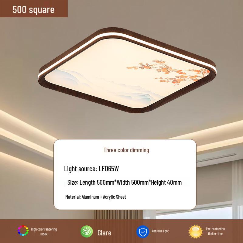 2025 Chinese Style Full Spectrum Ceiling Lamp: Super Bright Light for Living Room, Bedroom, or Study