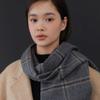 OVLA [100% cashmere] cashmere check muffler_2color MF002
